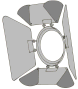 CCT Starlette Two-Five Fresnel Barndoor